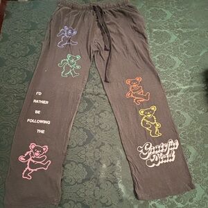 Urban Outfitters Follow The Bear Grateful Dead Graphic Lounge Pants Large- EUC